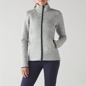 Lululemon Athletica Heathered Gray Utility Jacket